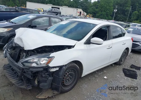 2018 Nissan Sentra S z USA, uszkodzony, nr VIN 3N1AB7AP7JY283512